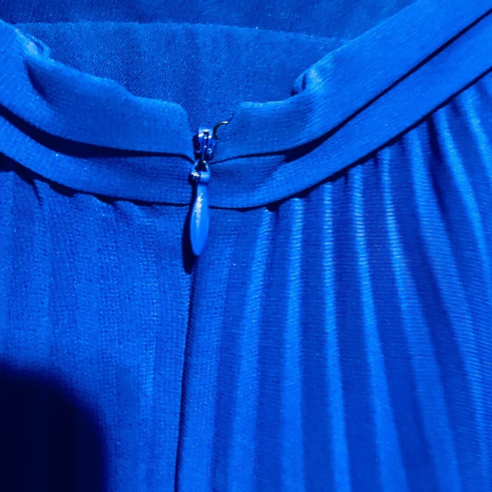Laundry By Shelli Segal Royal Blue Maxi Dress - Picture 7 of 8